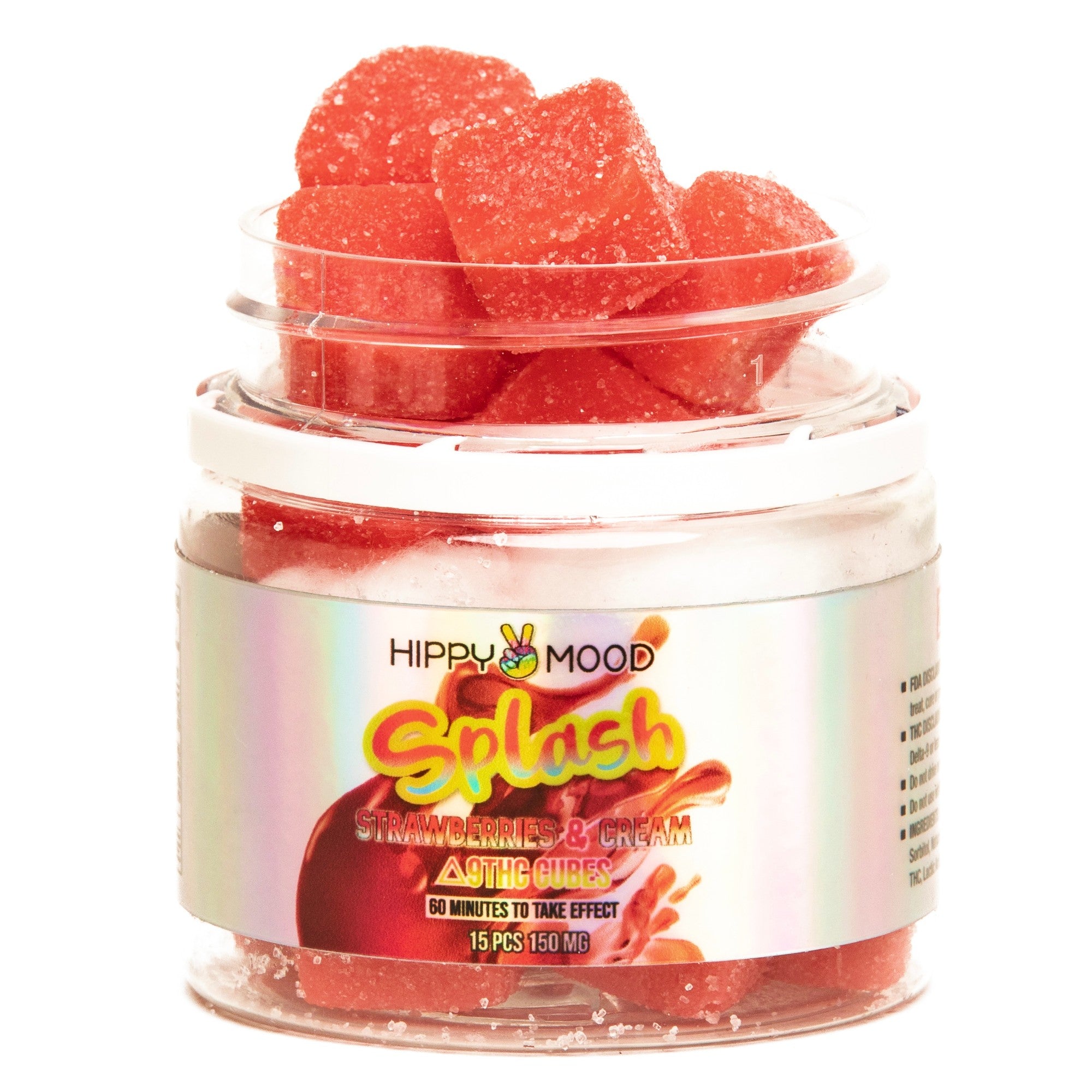 Strawberries & Cream Cubes Delta 9 Edibles