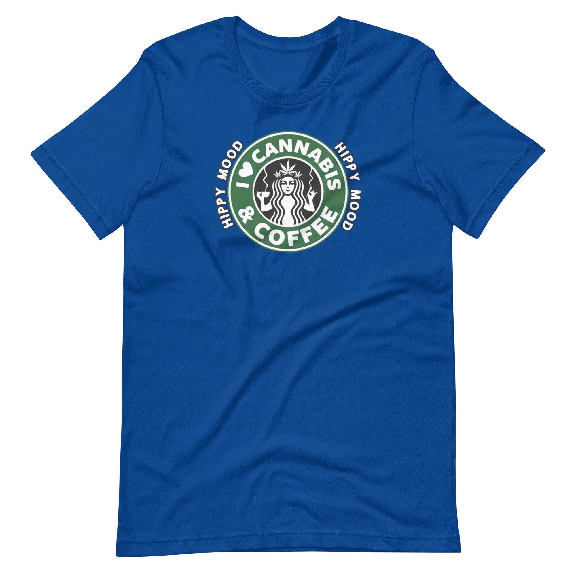 I Love Cannabis & Coffee Print | Unisex t-shirt