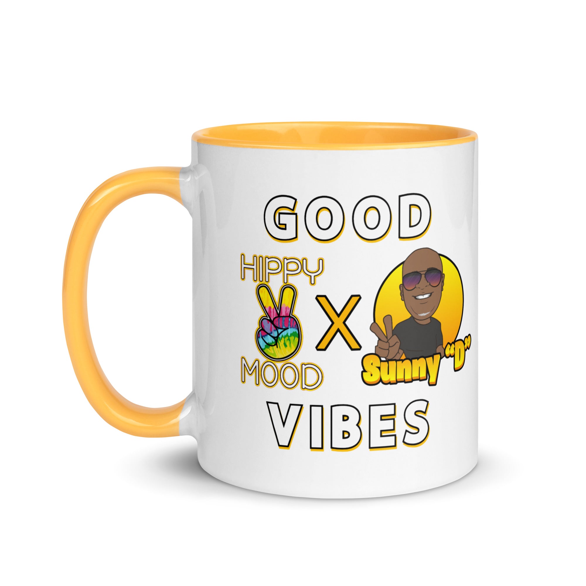 Hippy Mood x Sunny D | Good Vibes | Mug with Color Inside