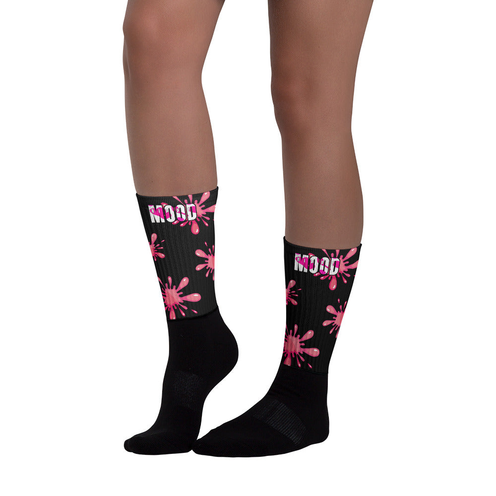 Pink Splash Socks
