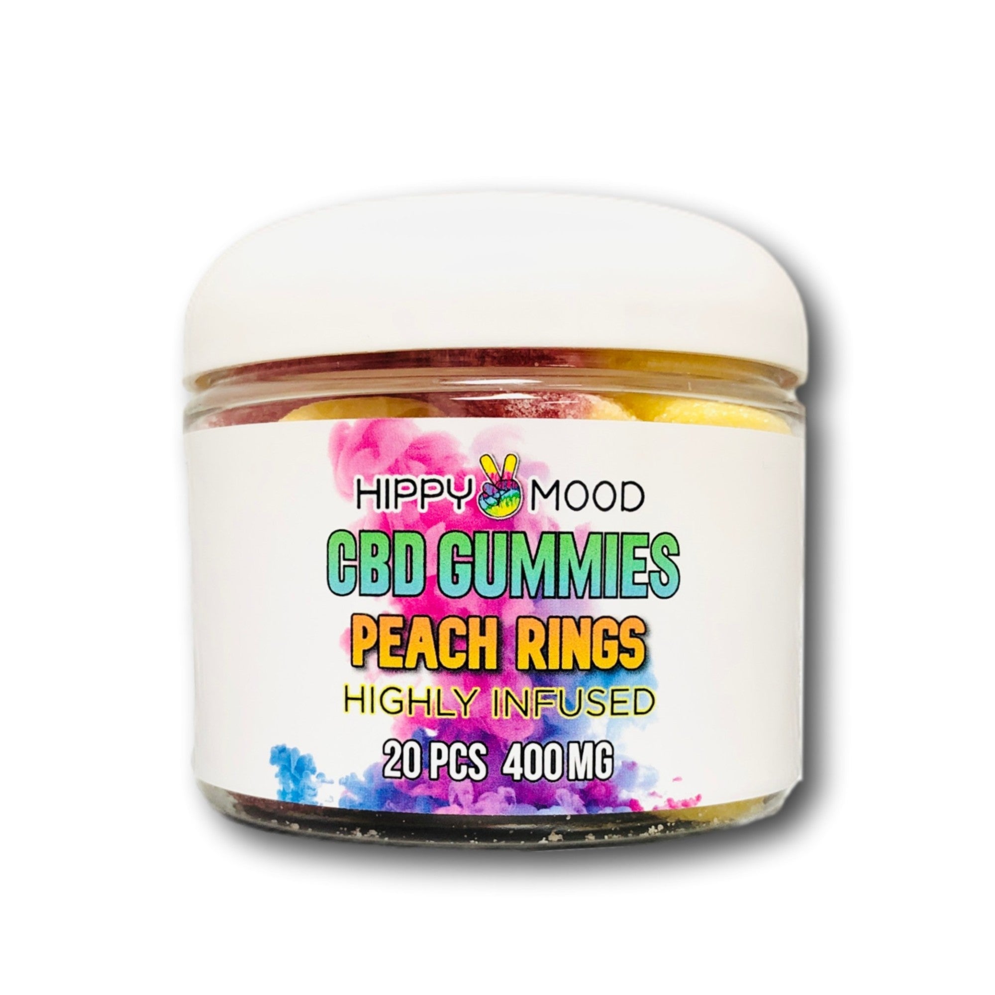 Peach Ring CBD Gummies | 400MG