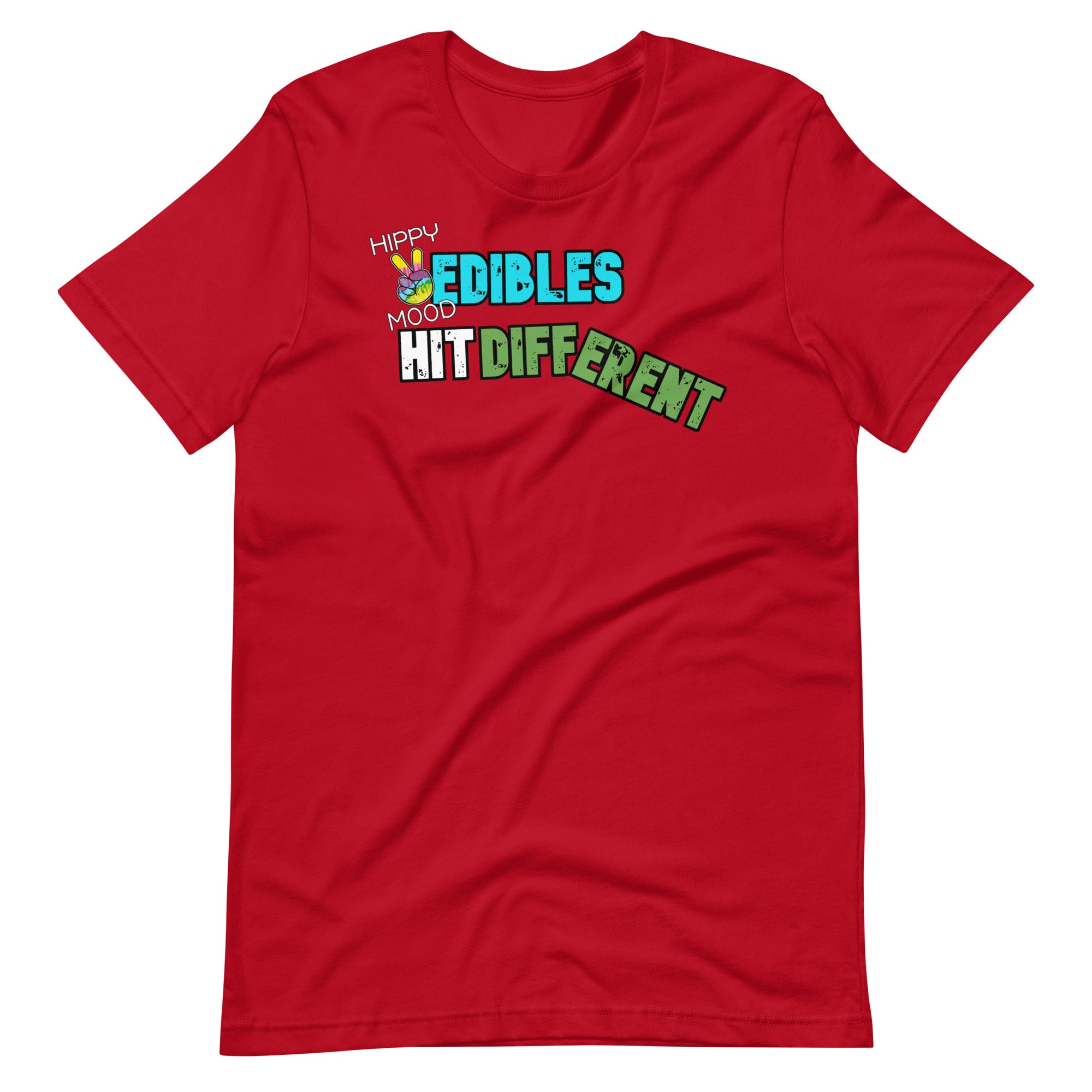 Hippy Mood Edibles Hit Different | Unisex t-shirt