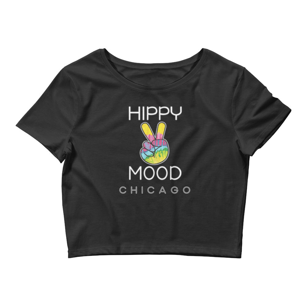 Hippy Mood Chicago Women’s Cropped Graphic Tee
