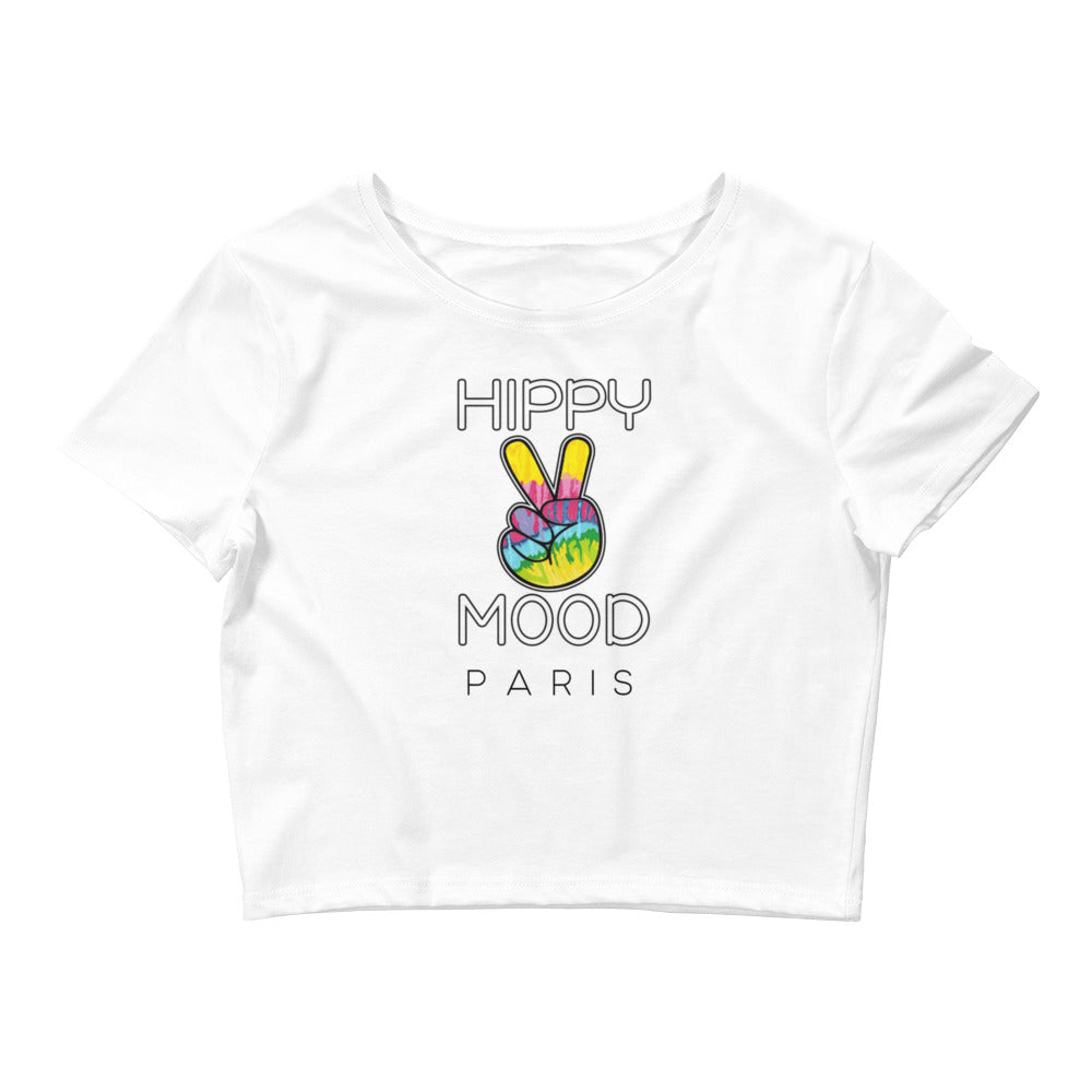 Hippy Mood Paris Women’s Cropped Graphic Tee